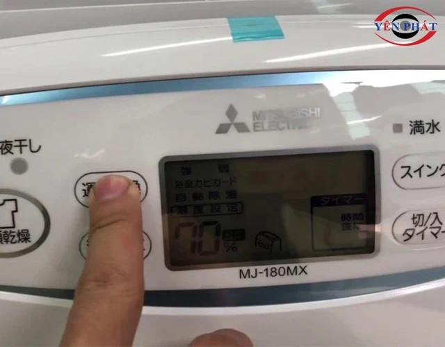 Tùy chỉnh chế độ hút ẩm