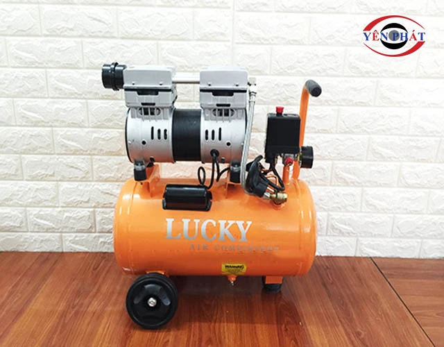 Máy nén khí 18L không dầu Lucky