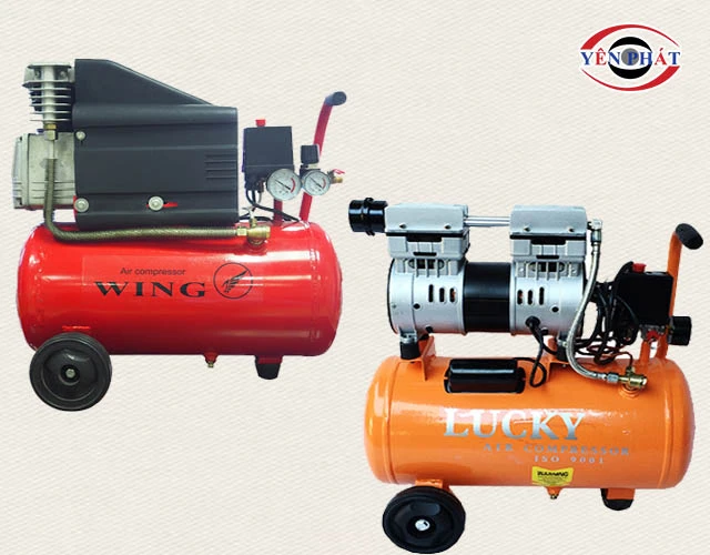 Top Máy nén khí 18L: Phom gọn, Nạp hơi nhanh, Tăng áp tốt