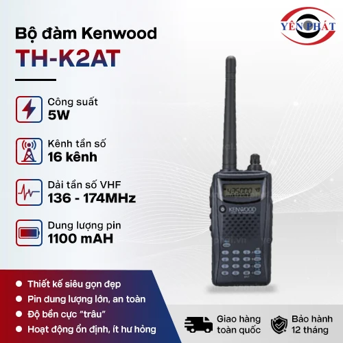 Bộ đàm cầm tay Kenwood TH-K2AT 2