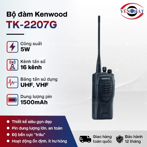 Bộ đàm cầm tay Kenwood TK-2207G 2