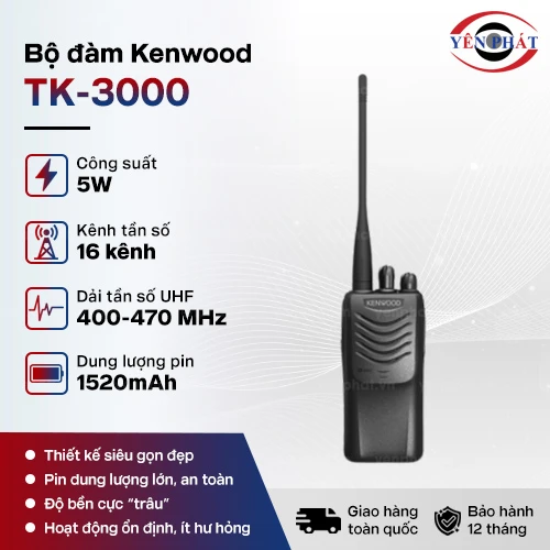 Bộ đàm Kenwood TK-3000