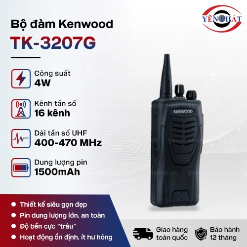 Bộ đàm cầm tay Kenwood TK-3207G 2