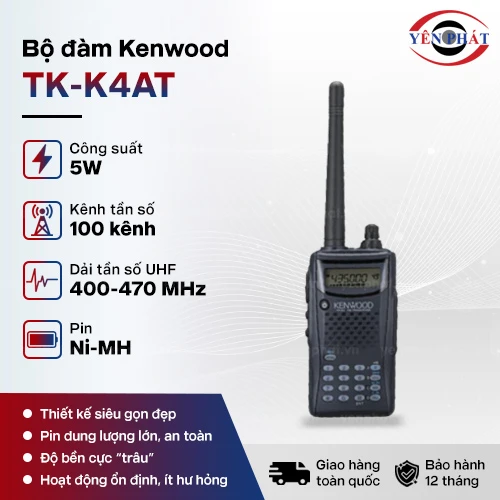 Bộ đàm cầm tay Kenwood TK-K4AT 2