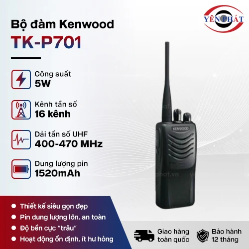 Bộ đàm cầm tay Kenwood TK-P701 2