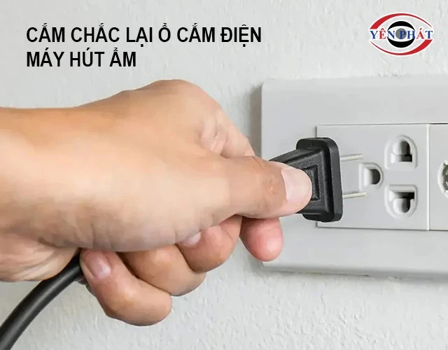 CHECK nguồn điện và dây kết nối