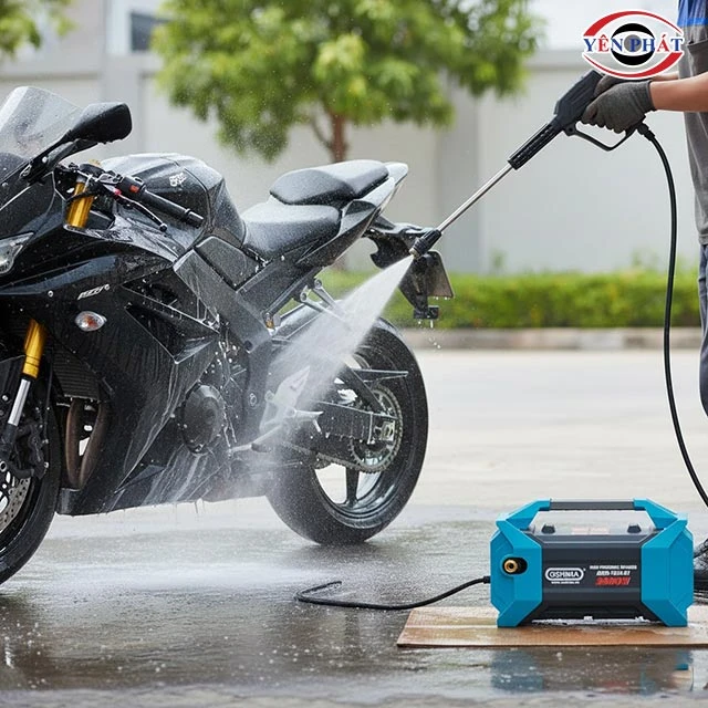 máy xịt rửa xe Oshima xịt rửa siêu mạnh