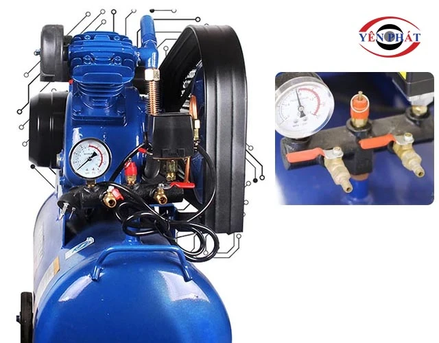 sử dụng máy nén khí Nakado