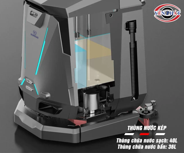 bình nước robot chà sàn Kumisai KMS 501