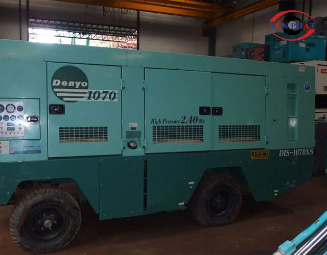 Máy nén khí nén Denyo có hệ thống lọc cao cấp
