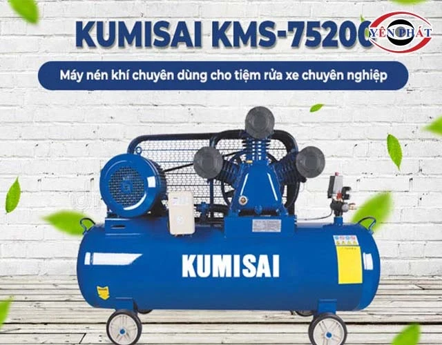 máy nén khí 5.5kW kumisai