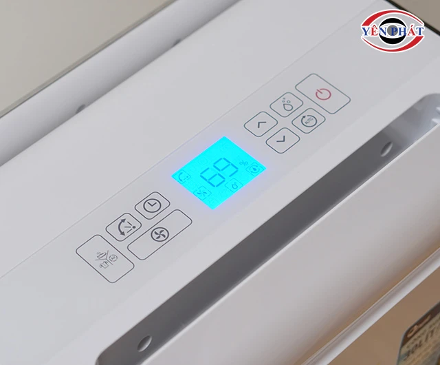 bảng điều khiển của máy hút ẩm FujiE HM-930EC