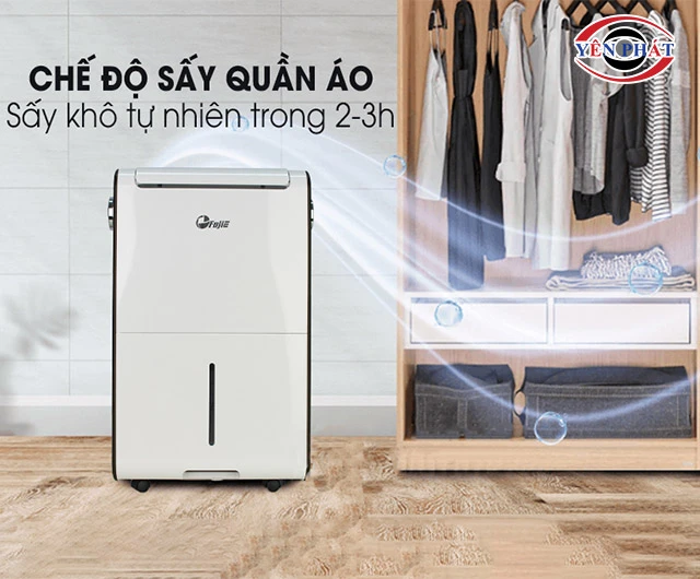 chế độ sấy quần áo của máy hút ẩm FujiE HM-930EC