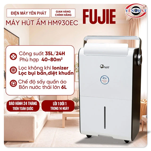 yên phát bán máy hút ẩm FujiE HM-930EC giá rẻ