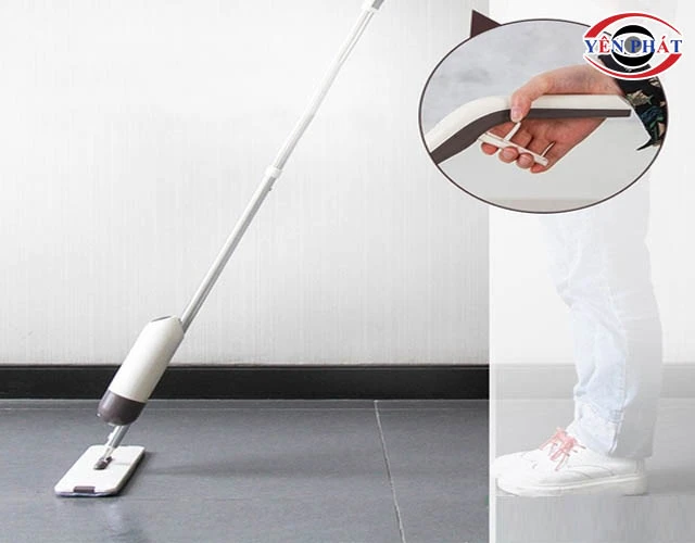 cách sử dụng cây lau nhà dạng xịt nước Lock&Lock ETM472