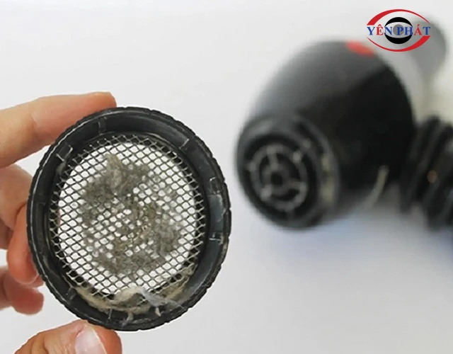 Lưu ý khi dùng máy sấy tóc hút bụi