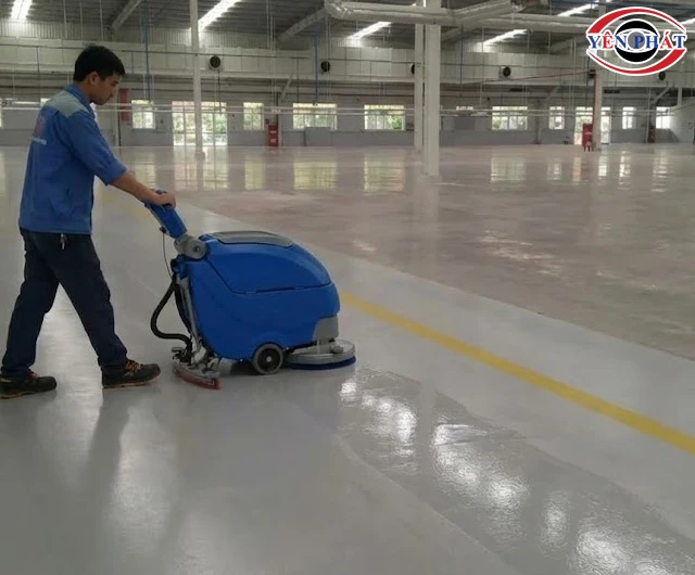 Chọn máy chà sàn Epoxy