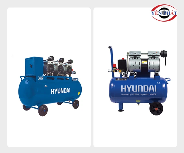 Máy nén khí Hyundai không dầu