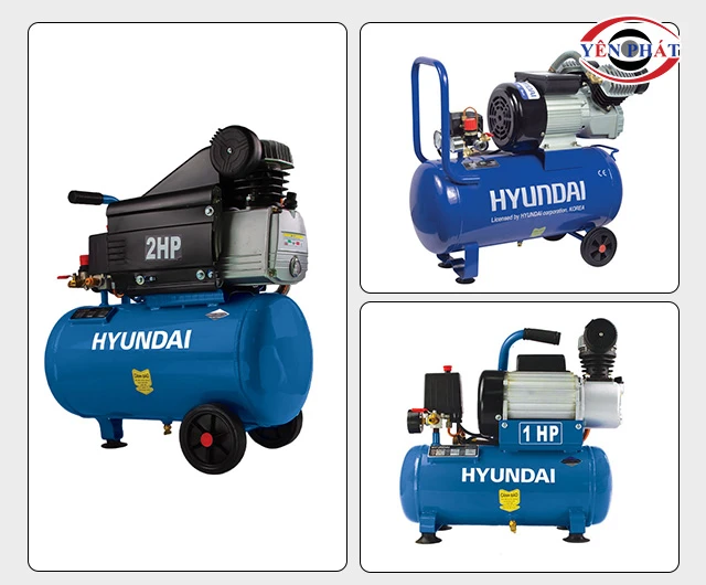 Máy nén khí Hyundai đầu liền