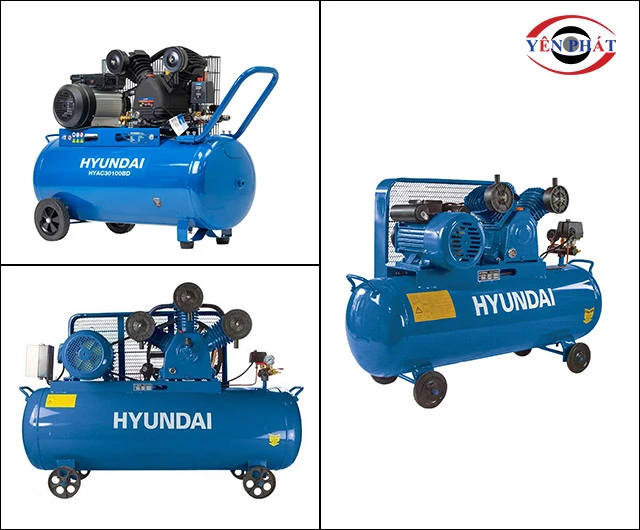 Máy nén khí Hyundai ngâm dầu