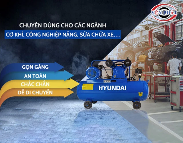 ưu điểm của máy nén khí Hyundai