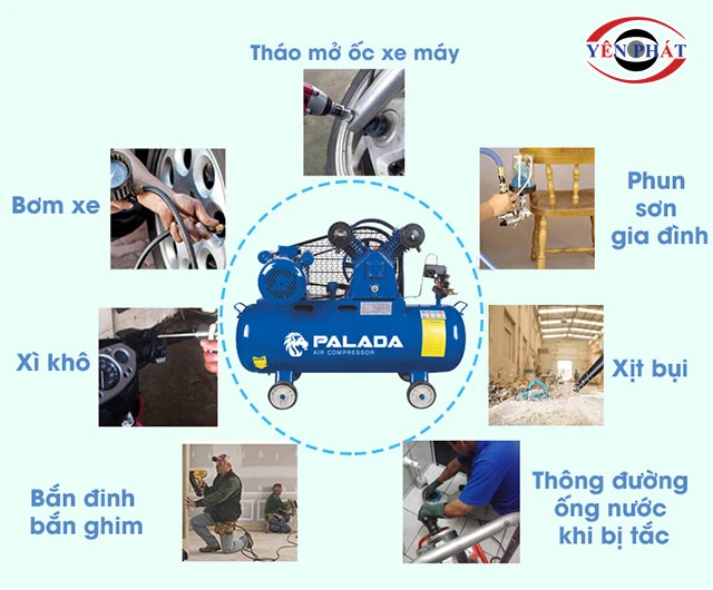 ứng dụng Máy nén khí Piston