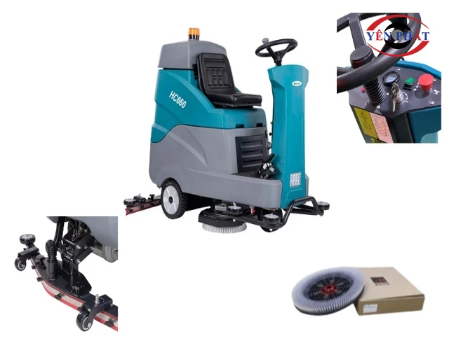 Cấu tạo máy chà sàn HiClean HC660