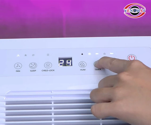 cài đặt độ ẩm cho máy hút ẩm Ultty