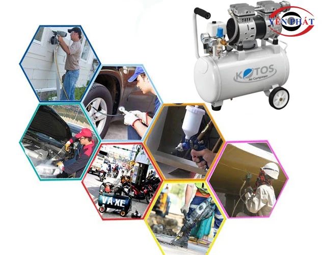 Ứng dụng thực tế của máy nén khí Kotos trong công việc