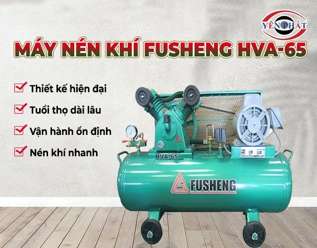 Máy nén khí 70L Fusheng HVA-65 piston