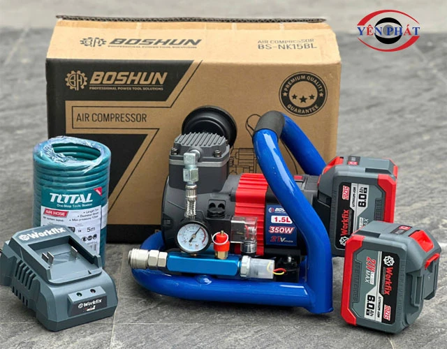 Máy nén hơi Pin Boshun BS-NK15BL