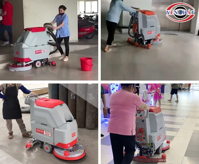 Ứng dụng máy chà sàn Kenper S520B