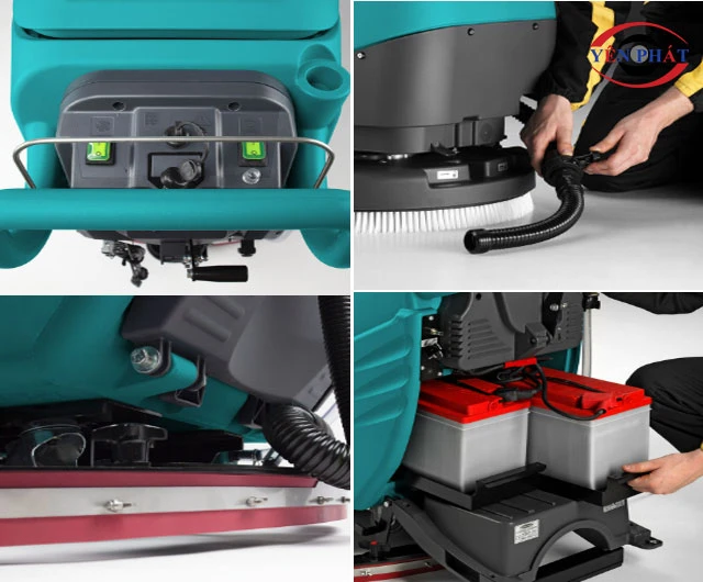 Cấu tạo chi tiết máy chà sàn Eureka E50