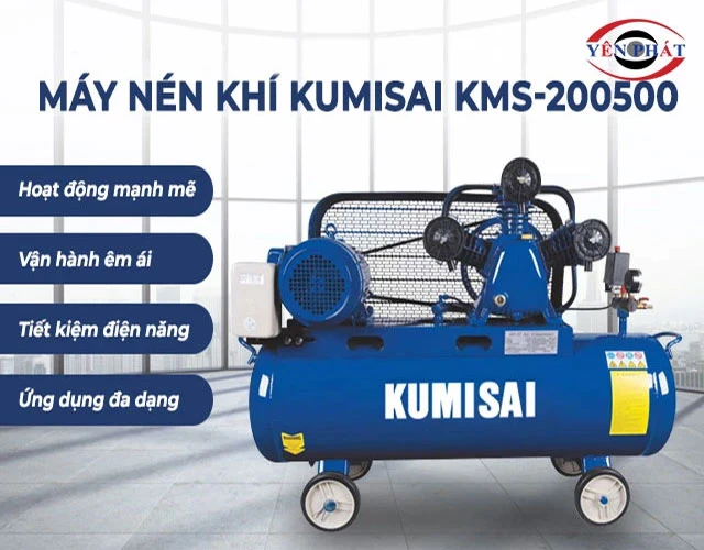 Máy nén khí 15kW Kumisai KMS-200500