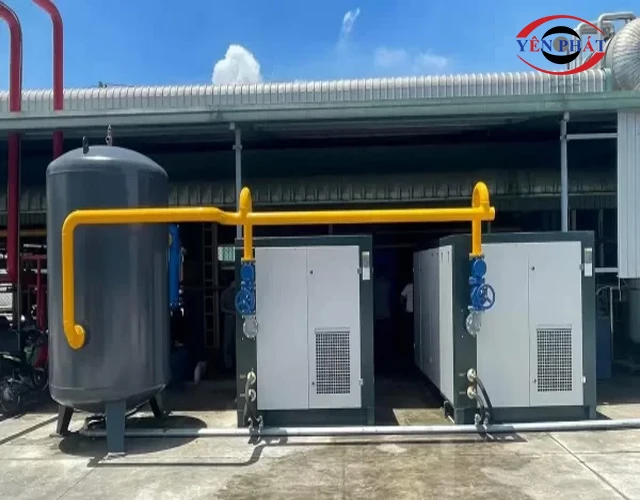 Máy nén khí 15kW Tích hợp dễ dàng vào các dây chuyền có sẵn