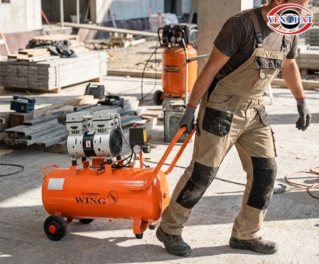 máy nén khí 35L nhỏ gọn