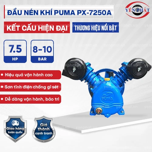 Đầu nén khí Puma PX7250A (7.5HP) 2