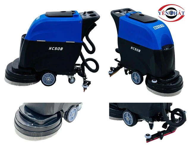 Bàn chải máy chà sàn nhà xưởng HC50B 