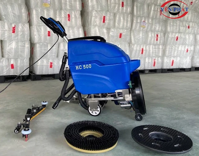 máy chà sàn Hiclean HC500 linh hoạt thay pad