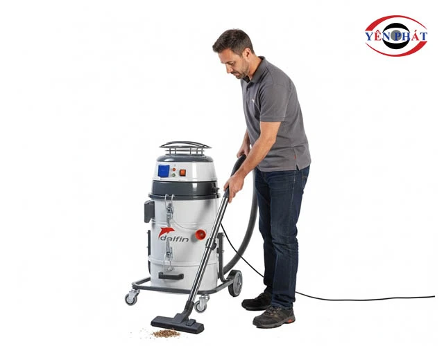 sử dụng Máy hút bụi công nghiệp DELFIN 301 DRY