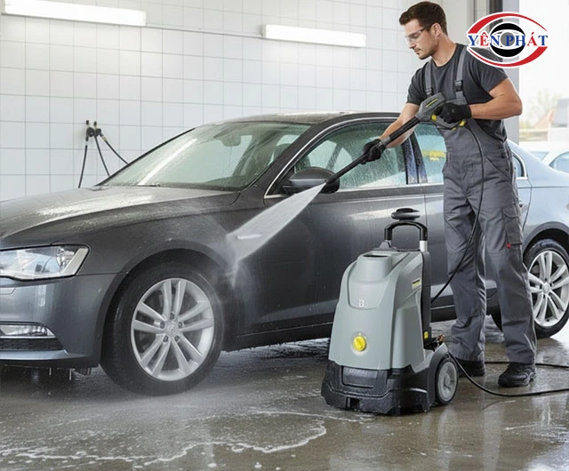 vận hành máy rửa xe Karcher HDS 5/13U