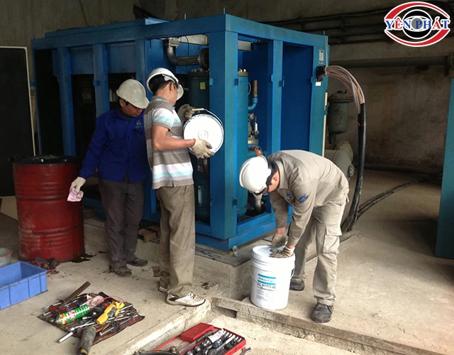 bảo dưỡng máy nén khí 2 cấp cần lưu ý gì