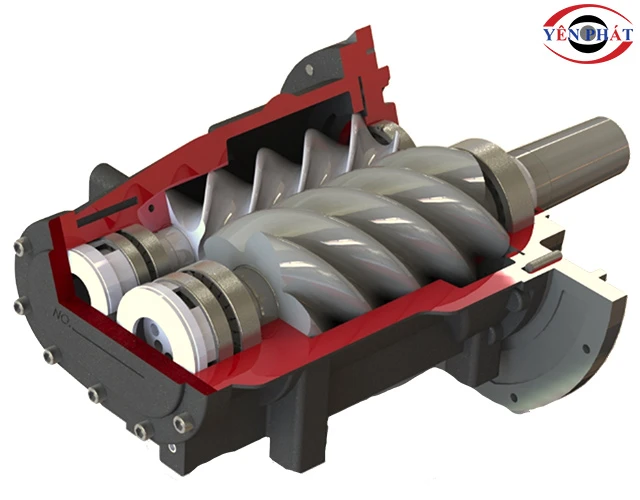 cặp trục vít ăn khớp tuyệt đối