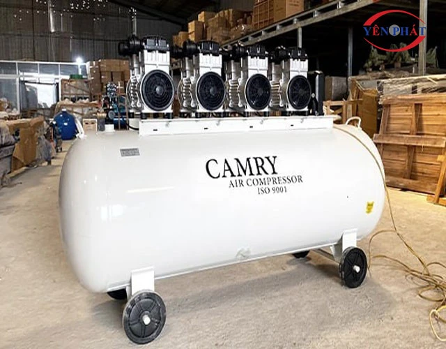 Máy nén khí 8HP Camry không dầu 500L