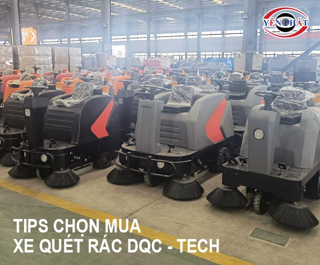 tips chọn mua xe quét rác DQC - Tech
