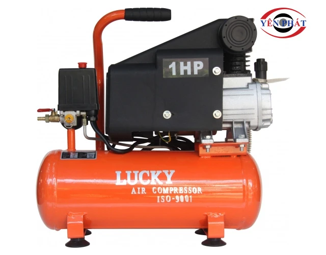 Máy bơm hơi mini 8L có dầu Lucky 1HP
