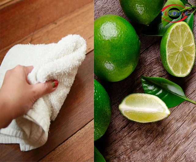 Sử dụng chanh làm sạch bóng sàn gỗ tức thì