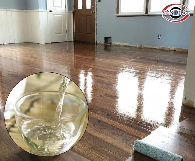 Đánh bóng sàn gỗ tự nhiên chỉ với giấm trắng