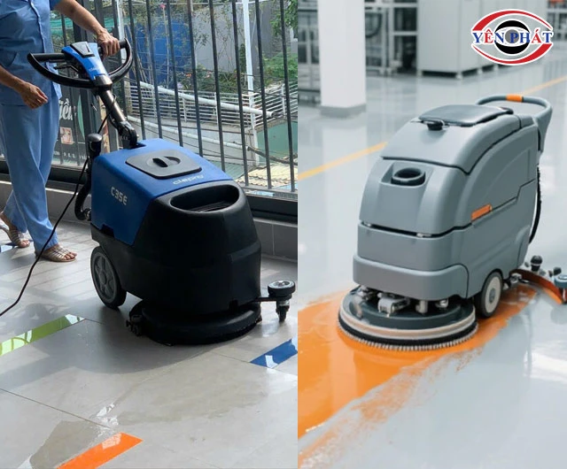 So sánh máy chà sàn pin