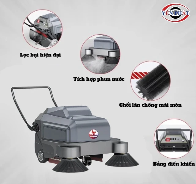 các bộ phận của Xe quét rác đẩy tay DQC - Tech 3F